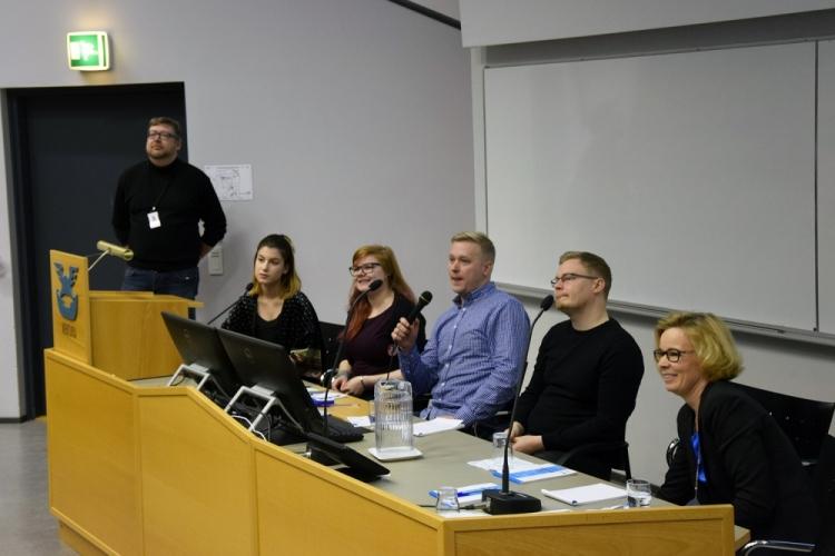 Kuntavaalipaneeli järjestettiin Mercurian opiskelijoille maaliskuussa 2017.