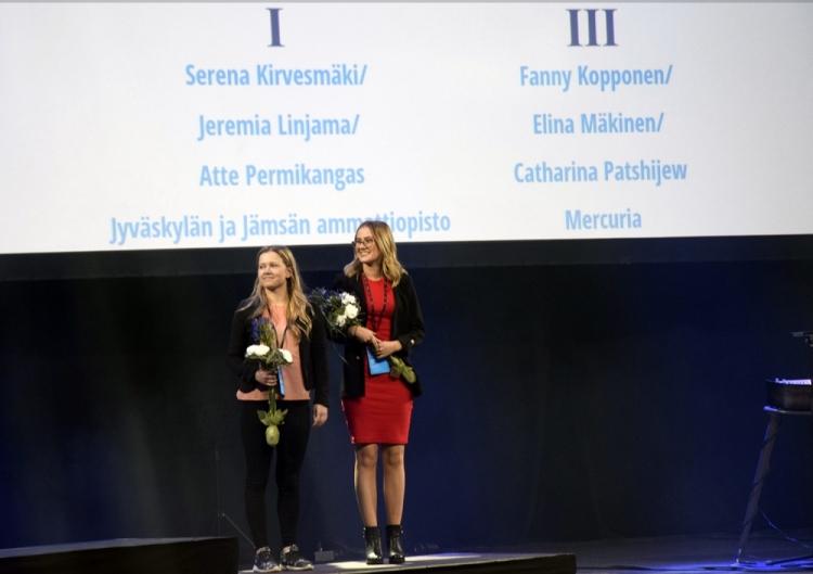 Taitaja-kilpailuissa Mercurian opiskelijat saivat yrittäjyyden lajissa pronssia.